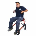 Noleggio deambulatore rollator in alluminio