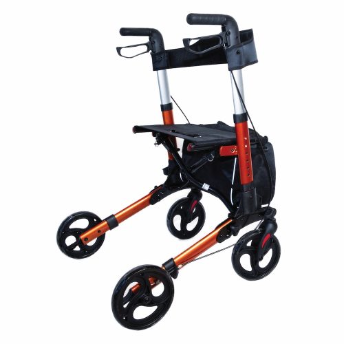 Noleggio deambulatore rollator in alluminio