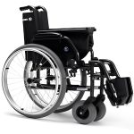 Affitto carrozzina pieghevole ad autospinta