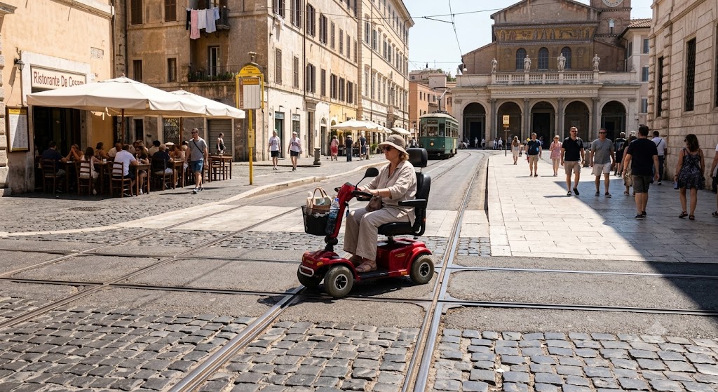 Guida Estiva Visitare Roma Scooter Elettrico a Noleggio per Mobilità