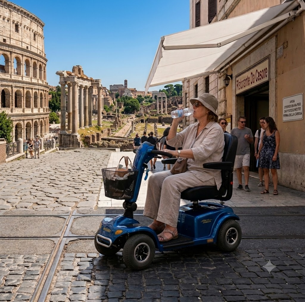 Guida Estiva Visitare Roma Scooter Elettrico a Noleggio per Mobilità